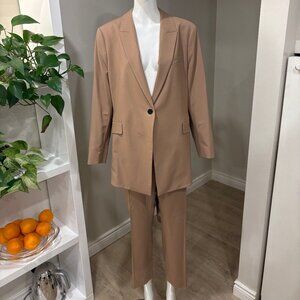 Theory Beige Suit Set (Blazer & Pants)